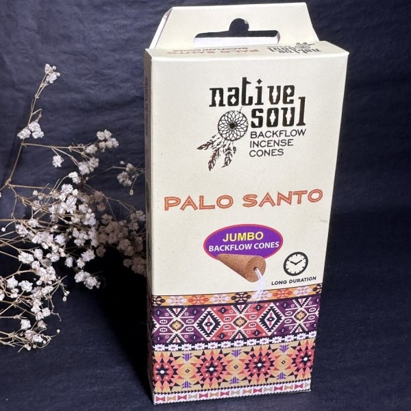 Encens Cône à Refoulement - Palo Santo - Native Soul