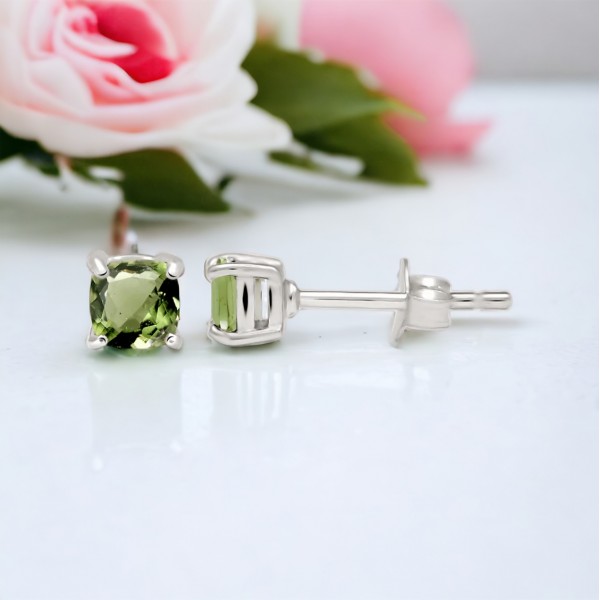 Boucles d'Oreilles Moldavite