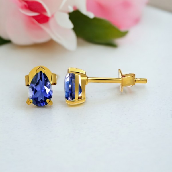 Boucles d'Oreilles Iolite