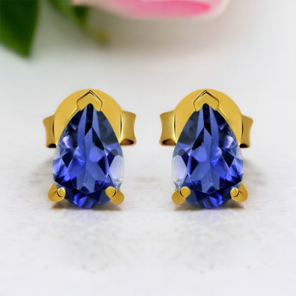 Boucles d'Oreilles Iolite