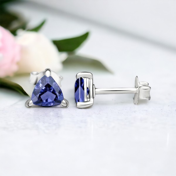 Boucles d'Oreilles Iolite