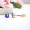 Boucles d'Oreilles Tanzanite