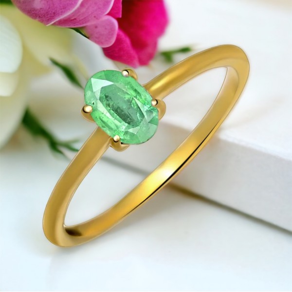 Bague Cyanite Verte