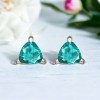 Boucles d'Oreilles Apatite Blue Neon