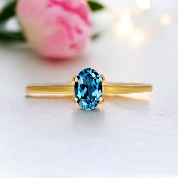 Bague Topaze Blue London