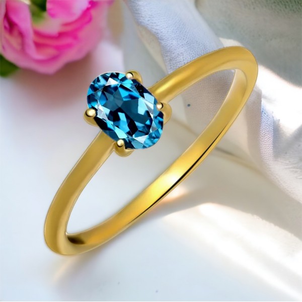 Bague Topaze Blue London