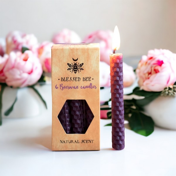 Bougies de Rituel Violettes - Blessed Bee