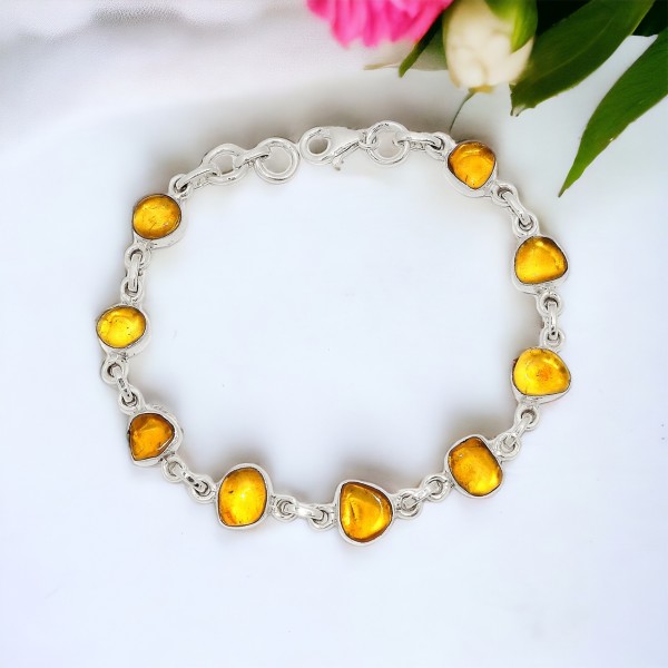 Bracelet Ambre de la Baltique - Qualité AAA