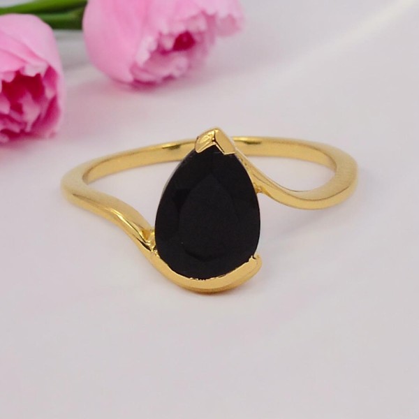 Bague Onyx Noire