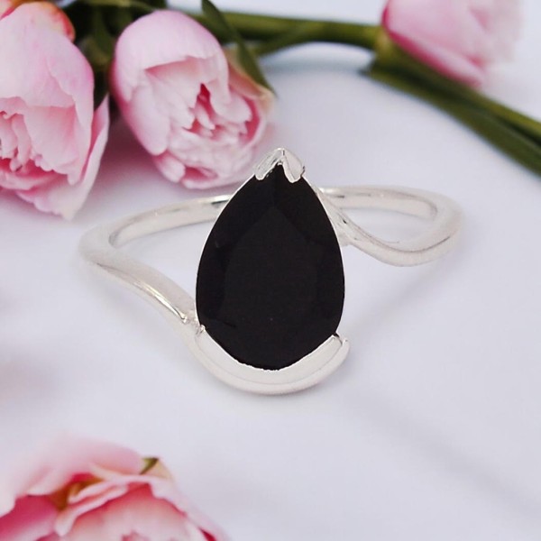 Bague Onyx Noire