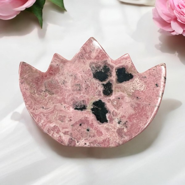 Fleur de Lotus - Rhodonite