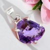 Pendentif Amethyste Facetté