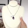 Pendentif Amethyste Facetté - Poire